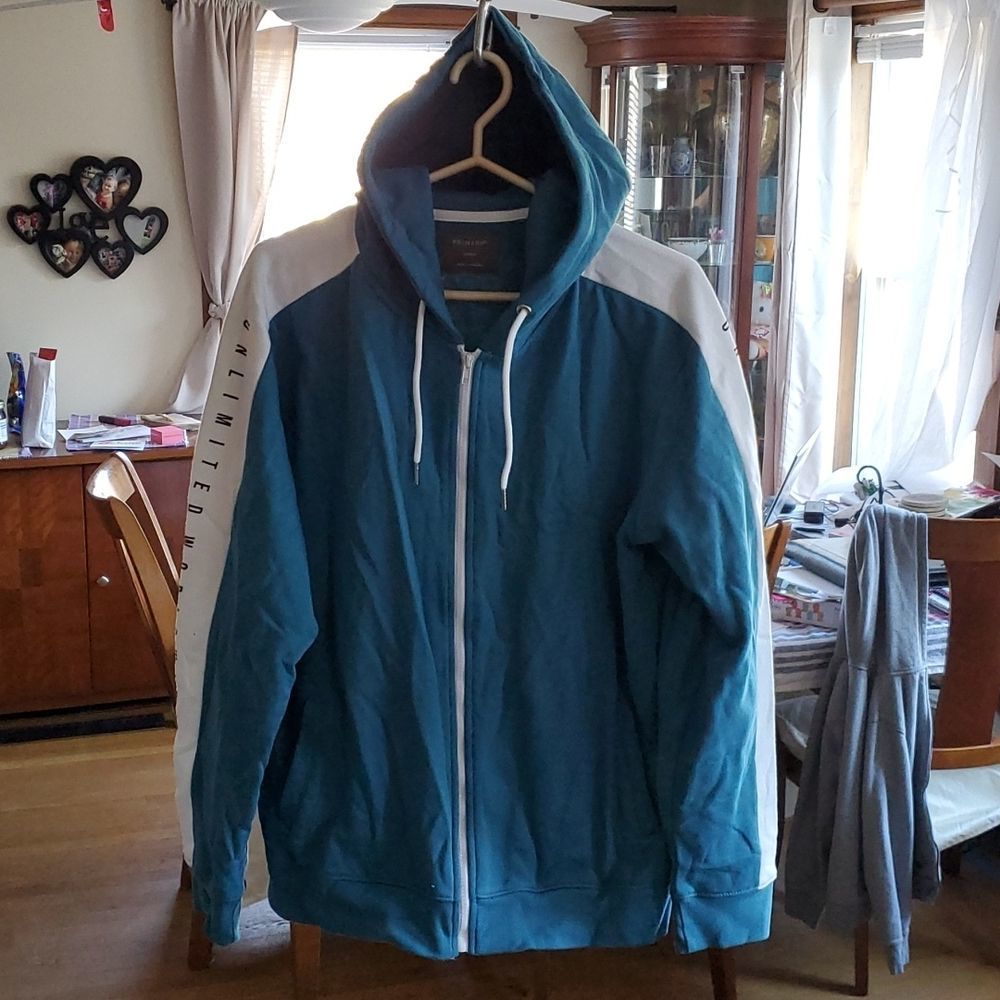 Men's Primark Graphic Print Sleeve Hoodie